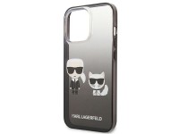 Capa Karl Lagerfeld Gradient Ikonik Karl&Choupette para iPhone 13 Pro / iPhone 13 - Preta Capa Karl Lagerfeld Gradient Ikonik Karl&Choupette para iPhone 13 Pro / iPhone 13 - Preta