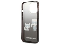 Capa Karl Lagerfeld Gradient Ikonik Karl&Choupette para iPhone 13 Pro / iPhone 13 - Preta Capa Karl Lagerfeld Gradient Ikonik Karl&Choupette para iPhone 13 Pro / iPhone 13 - Preta