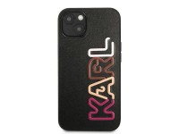 Karl Lagerfeld KLHCP13SPCOBK iPhone 13 mini 5.4" negro / funda rígida negra Multipink Marca Karl Lagerfeld KLHCP13SPCOBK iPhone 13 mini 5.4" negro / funda rígida negra Multipink Marca