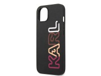 Karl Lagerfeld KLHCP13SPCOBK iPhone 13 mini 5.4" negro / funda rígida negra Multipink Marca Karl Lagerfeld KLHCP13SPCOBK iPhone 13 mini 5.4" negro / funda rígida negra Multipink Marca