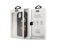 Karl Lagerfeld KLHCP13SPCOBK iPhone 13 mini 5.4" negro / funda rígida negra Multipink Marca Karl Lagerfeld KLHCP13SPCOBK iPhone 13 mini 5.4" negro / funda rígida negra Multipink Marca