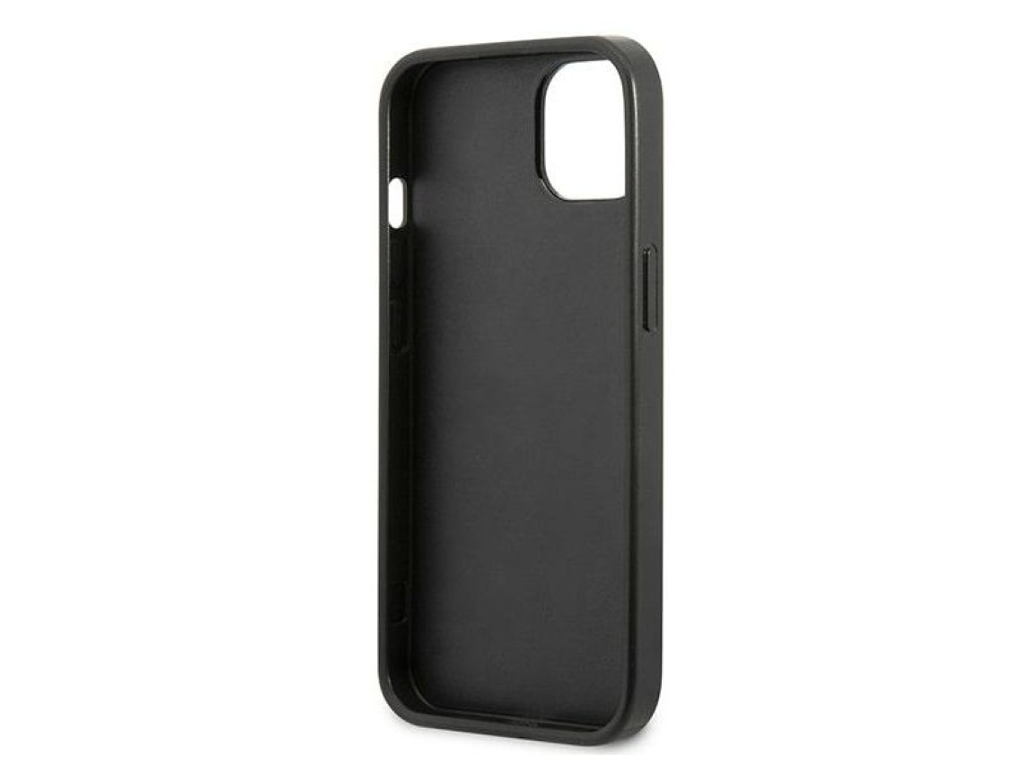 Funda para iPhone 13 de la marca Karl Lagerfeld Multipink - Negra