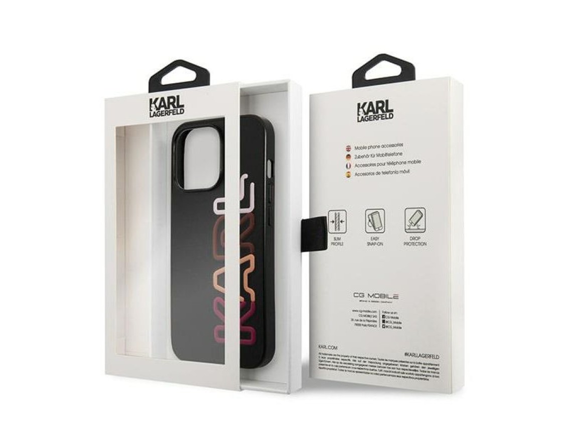 Karl Lagerfeld KLHCP13XPCOBK iPhone 13 Pro Max 6,7" czarny/black hardcase Multipink Brand