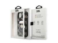 Karl Lagerfeld KLHCP13SPMNIKBK iPhone 13 mini 5.4" capa rígida preta/preta com patch Monogram Ikonik Karl Lagerfeld KLHCP13SPMNIKBK iPhone 13 mini 5.4" capa rígida preta/preta com patch Monogram Ikonik