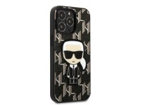Karl Lagerfeld KLHCP13LPMNIKBK iPhone 13 Pro / 13 6.1" hardcase black/black Monogram Ikonik Patch Karl Lagerfeld KLHCP13LPMNIKBK iPhone 13 Pro / 13 6.1" hardcase black/black Monogram Ikonik Patch