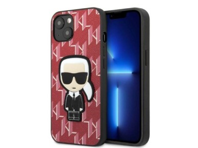 Karl Lagerfeld KLHCP13MPMNIKPI iPhone 13 6.1" hardcase red/red Monogram Ikonik Patch