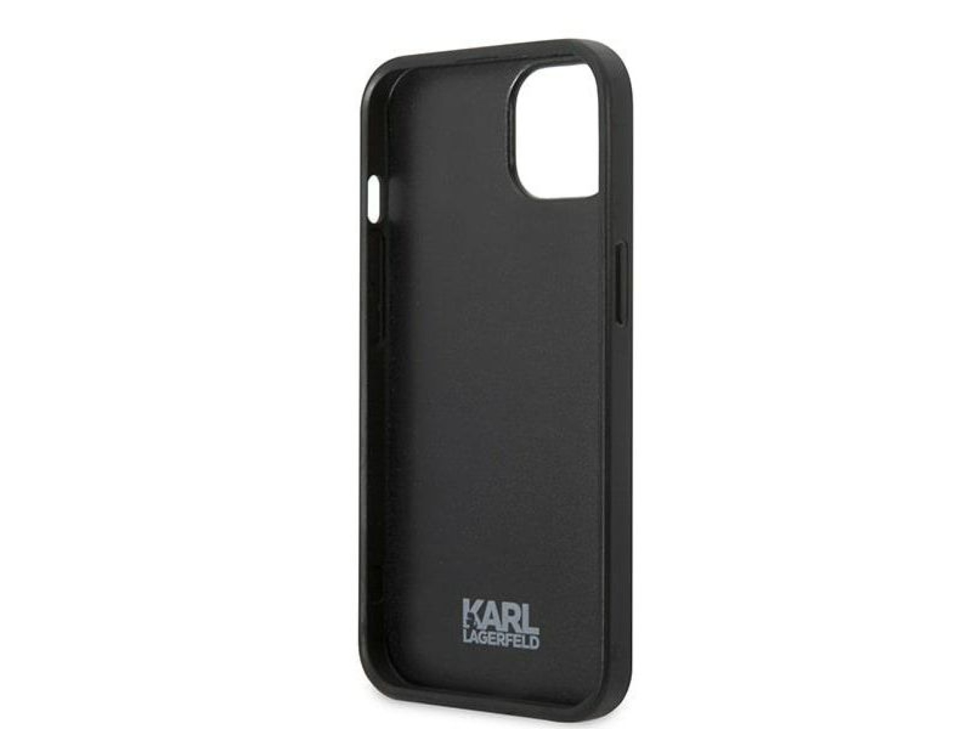 Capa Karl Lagerfeld Flower Ikonik Karl para iPhone 13 mini - cinza