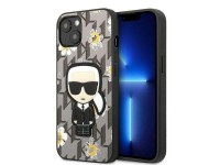 Karl Lagerfeld KLHCP13MPMNFIK1 iPhone 13 6.1" cinza/cinza Flor Ikonik Karl Karl Lagerfeld KLHCP13MPMNFIK1 iPhone 13 6.1" cinza/cinza Flor Ikonik Karl