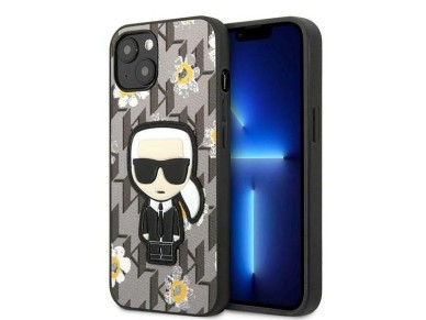 Karl Lagerfeld KLHCP13MPMNFIK1 iPhone 13 6.1" grey/grey Flower Ikonik Karl Karl Lagerfeld KLHCP13MPMNFIK1 iPhone 13 6.1" grey/grey Flower Ikonik Karl