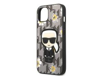 Karl Lagerfeld KLHCP13MPMNFIK1 iPhone 13 6.1" cinza/cinza Flor Ikonik Karl Karl Lagerfeld KLHCP13MPMNFIK1 iPhone 13 6.1" cinza/cinza Flor Ikonik Karl