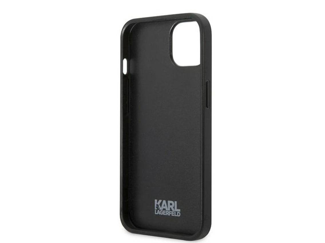 Karl Lagerfeld KLHCP13MPMNFIK1 iPhone 13 6.1" cinza/cinza Flor Ikonik Karl