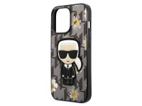 Karl Lagerfeld Flower Ikonik Karl case for iPhone 13 Pro / iPhone 13 - gray Karl Lagerfeld Flower Ikonik Karl case for iPhone 13 Pro / iPhone 13 - gray