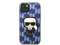Karl Lagerfeld KLHCP13MPMNIKBL iPhone 13 6.1" hardcase blue/blue Monogram Ikonik Patch Karl Lagerfeld KLHCP13MPMNIKBL iPhone 13 6.1" hardcase blue/blue Monogram Ikonik Patch