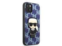 Karl Lagerfeld KLHCP13MPMNIKBL iPhone 13 6.1" hardcase blue/blue Monogram Ikonik Patch Karl Lagerfeld KLHCP13MPMNIKBL iPhone 13 6.1" hardcase blue/blue Monogram Ikonik Patch