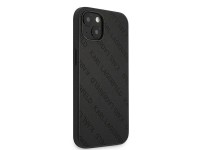Capa r�gida Karl Lagerfeld KLHCP13SPTLK para iPhone 13 mini 5,4" preta com perfura��es em toda a sup