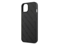 Capa r�gida Karl Lagerfeld KLHCP13SPTLK para iPhone 13 mini 5,4" preta com perfura��es em toda a sup