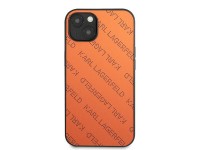 Karl Lagerfeld KLHCP13SPTLO iPhone 13 mini 5,4 "hardcase orange / orange Perforated Allover Karl Lagerfeld KLHCP13SPTLO iPhone 13 mini 5,4 "hardcase orange / orange Perforated Allover