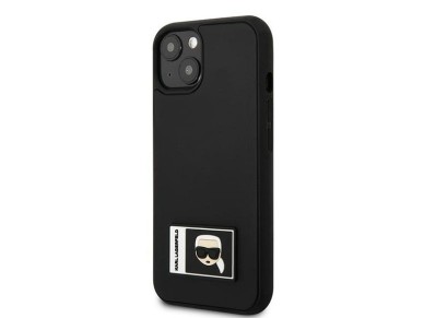 Karl Lagerfeld KLHCP13S3DKPK iPhone 13 mini 5,4 "black / black hardcase Ikonik Patch Karl Lagerfeld KLHCP13S3DKPK iPhone 13 mini 5,4 "black / black hardcase Ikonik Patch
