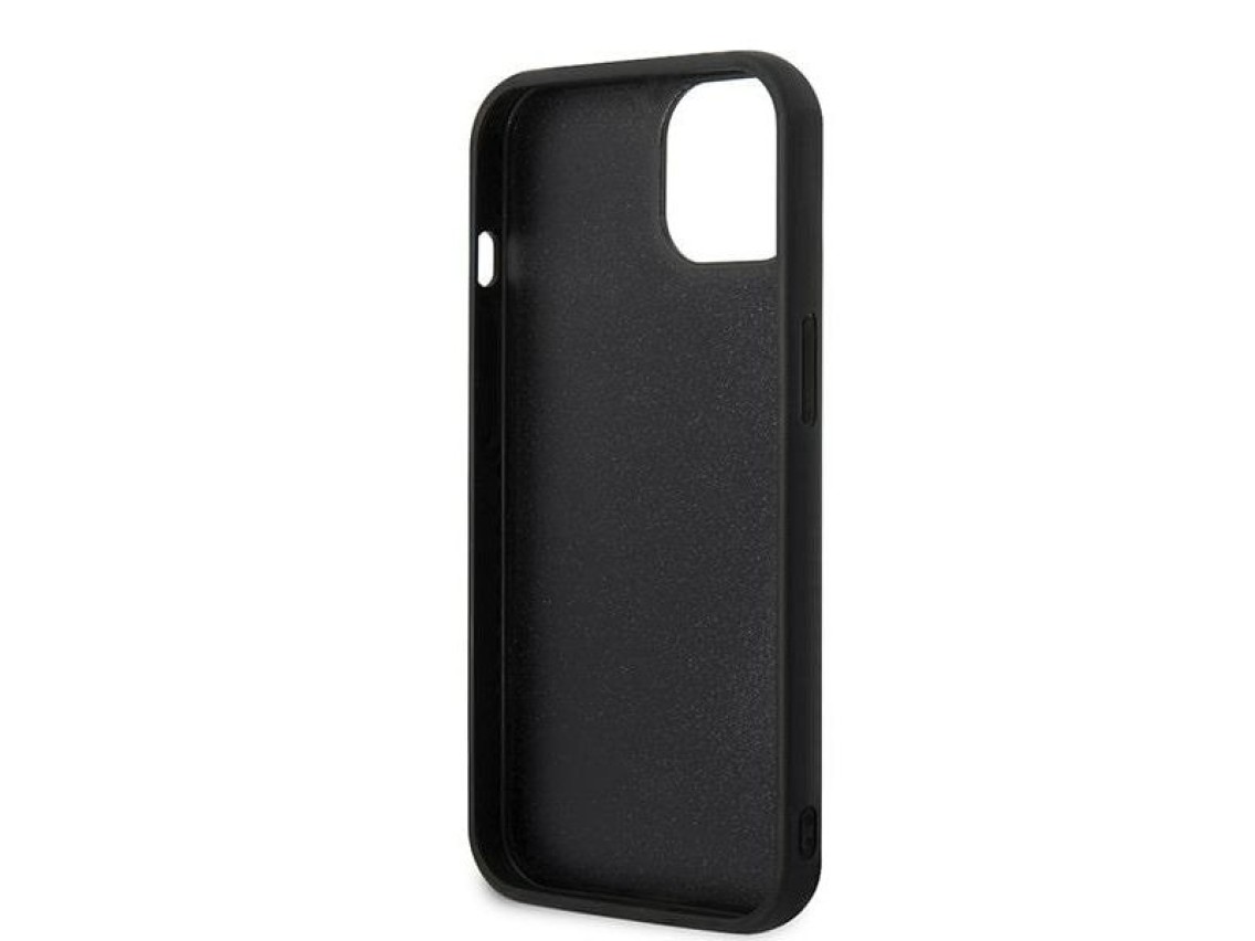 Karl Lagerfeld KLHCP13S3DKPK iPhone 13 mini 5,4" negro / funda rígida negra Ikonik Patch