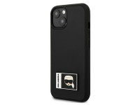Capa Karl Lagerfeld Ikonik Patch para iPhone 13 - Preta Capa Karl Lagerfeld Ikonik Patch para iPhone 13 - Preta