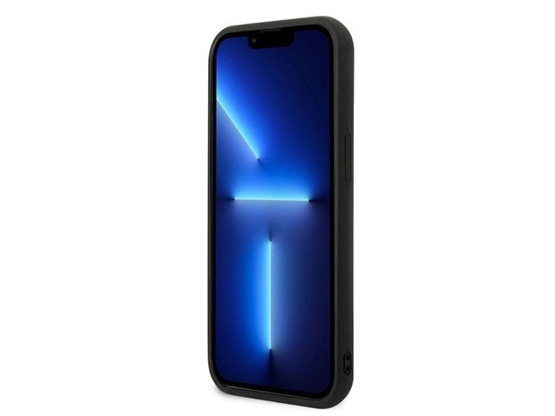 Capa Karl Lagerfeld Ikonik Patch para iPhone 13 - Preta