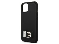 Capa Karl Lagerfeld Ikonik Patch para iPhone 13 - Preta Capa Karl Lagerfeld Ikonik Patch para iPhone 13 - Preta