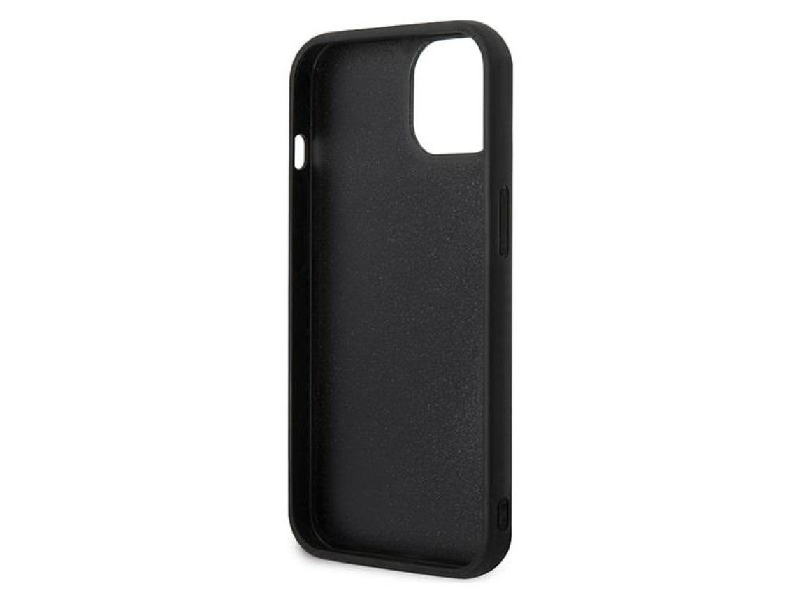 Capa Karl Lagerfeld Ikonik Patch para iPhone 13 - Preta