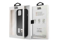 Capa Karl Lagerfeld Ikonik Patch para iPhone 13 - Preta Capa Karl Lagerfeld Ikonik Patch para iPhone 13 - Preta