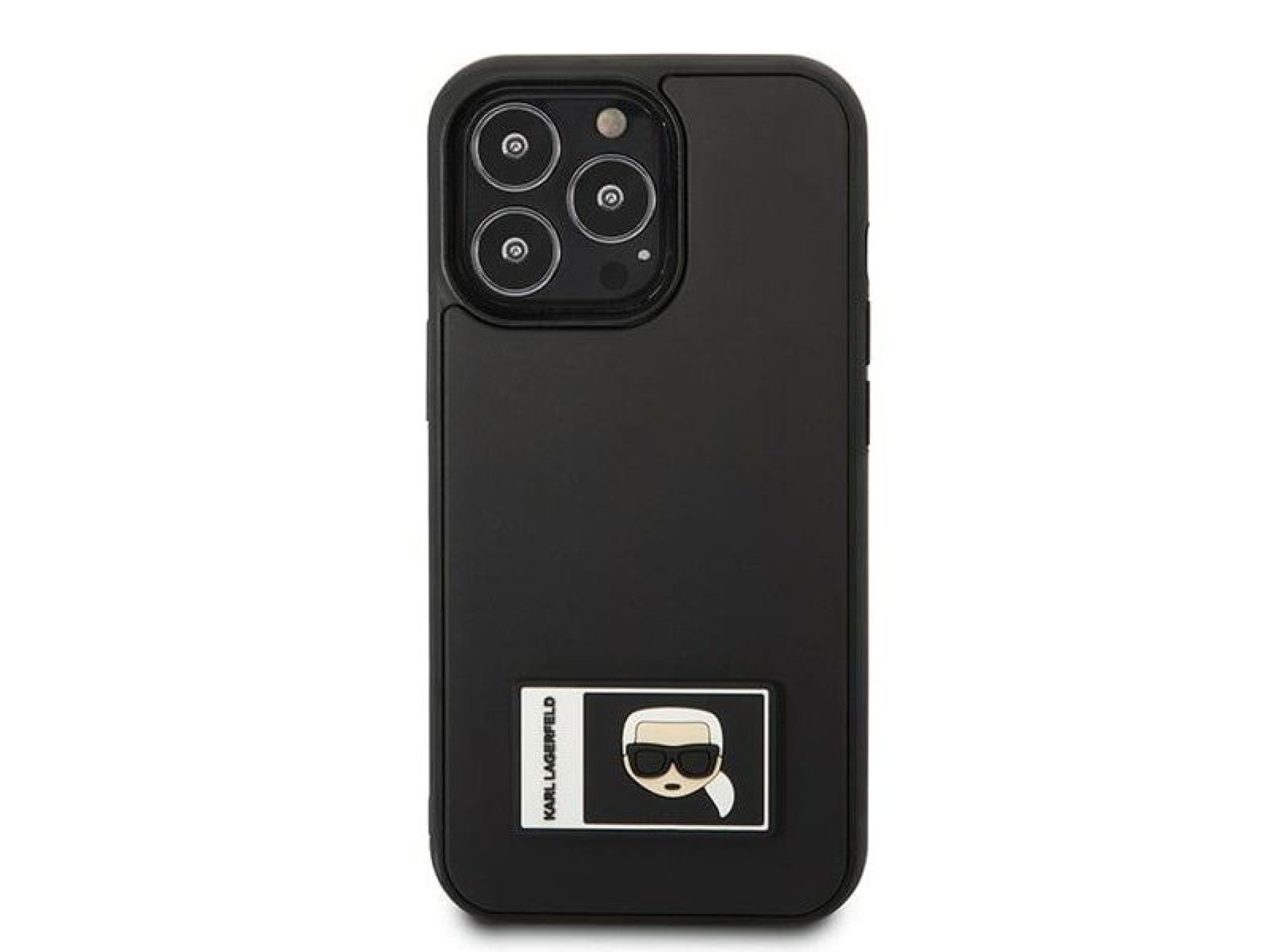 Funda Karl Lagerfeld Ikonik Patch para iPhone 13 Pro / iPhone 13 - Negra