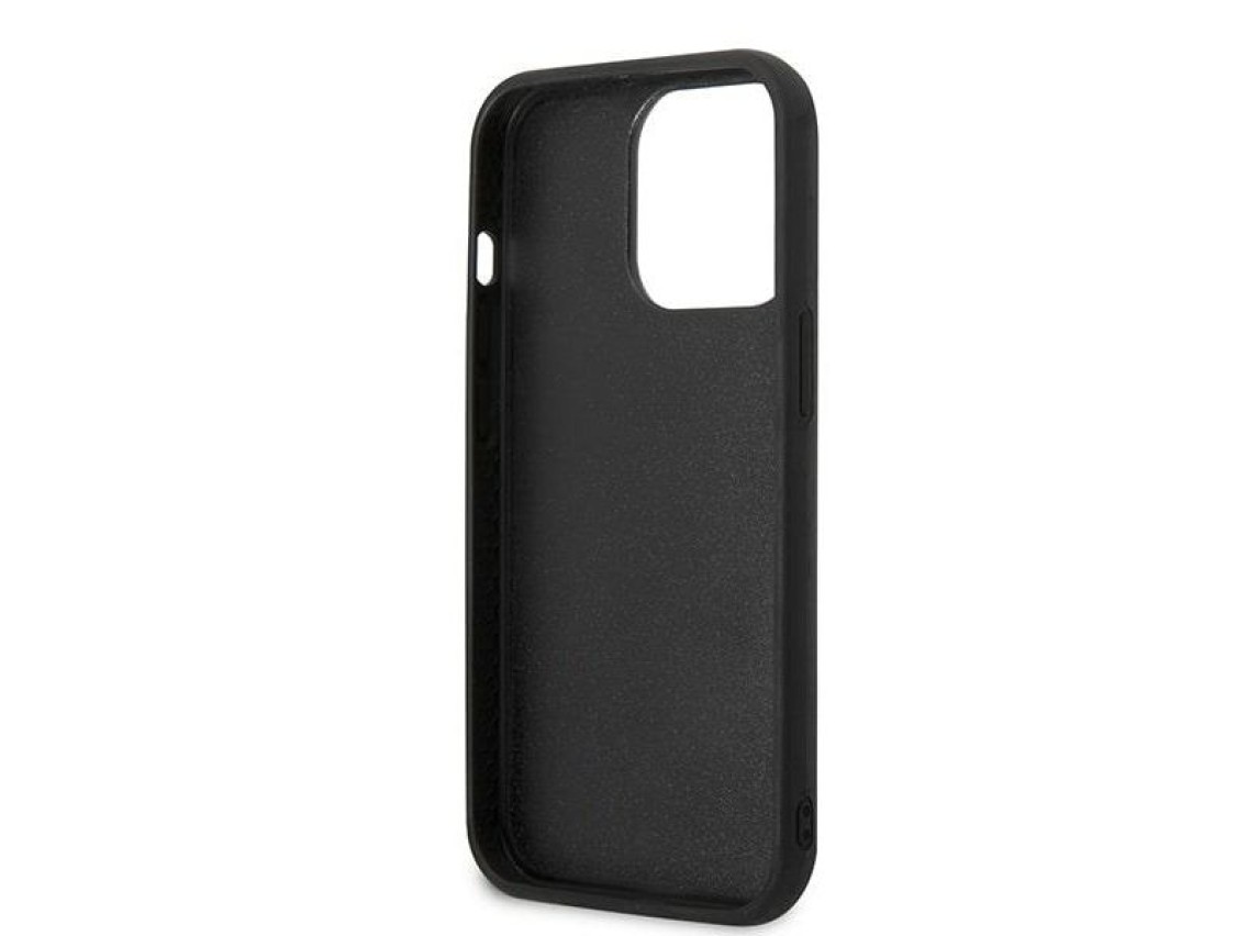 Funda Karl Lagerfeld Ikonik Patch para iPhone 13 Pro / iPhone 13 - Negra