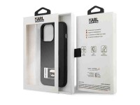 Funda Karl Lagerfeld Ikonik Patch para iPhone 13 Pro / iPhone 13 - Negra Funda Karl Lagerfeld Ikonik Patch para iPhone 13 Pro / iPhone 13 - Negra