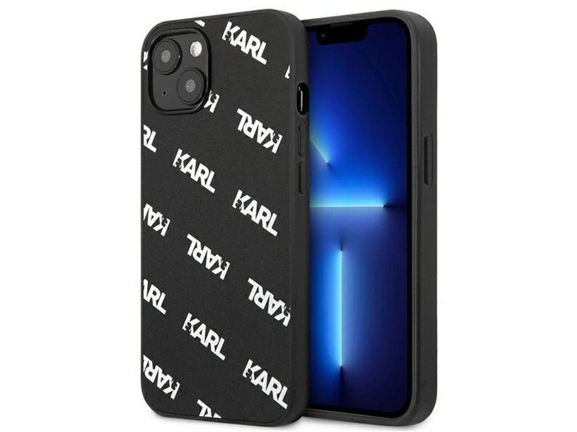 Karl Lagerfeld Allover Case for iPhone 13 mini - Black