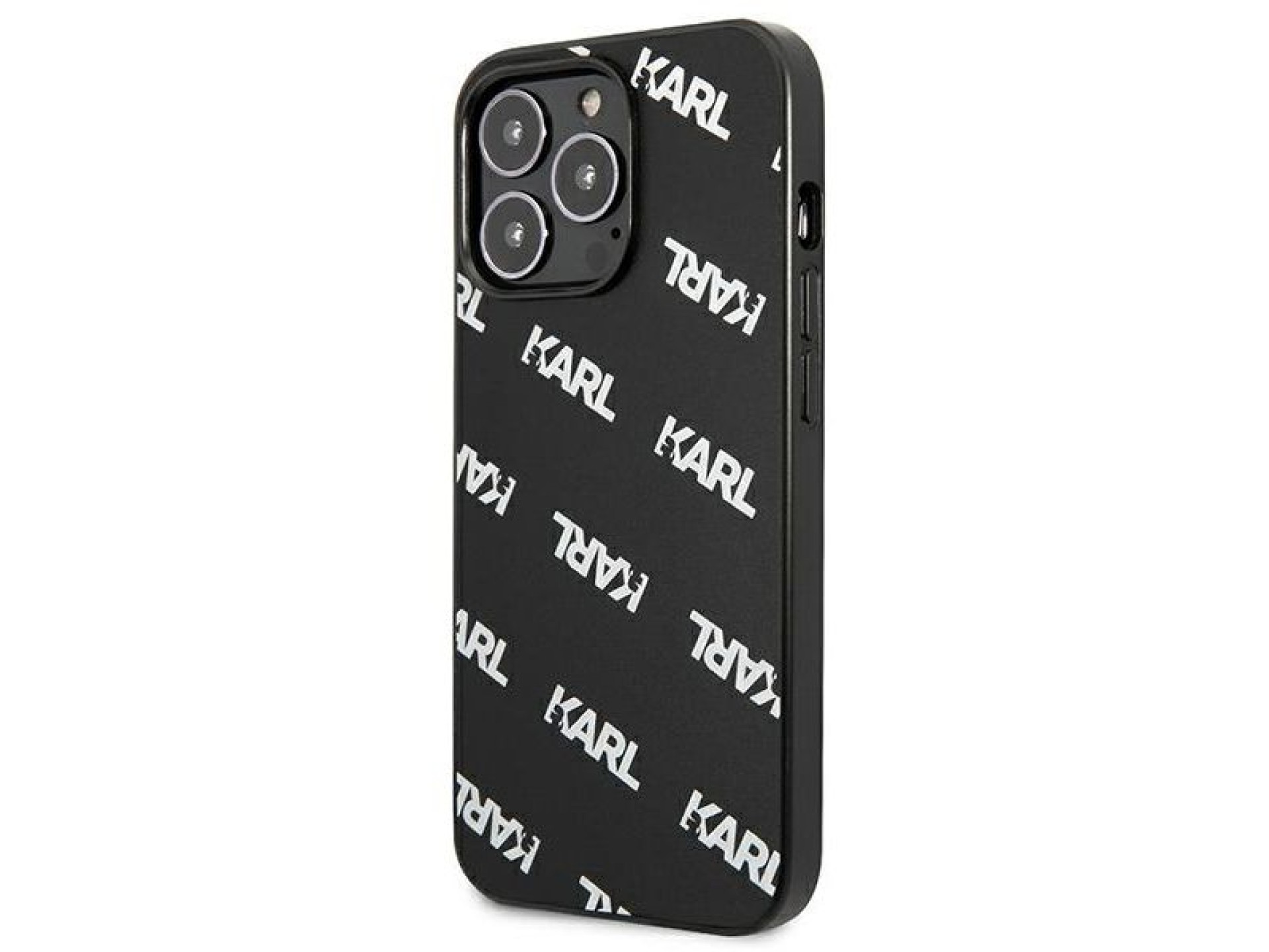 Capa Karl Lagerfeld Allover para iPhone 13 Pro / iPhone 13 - Preta