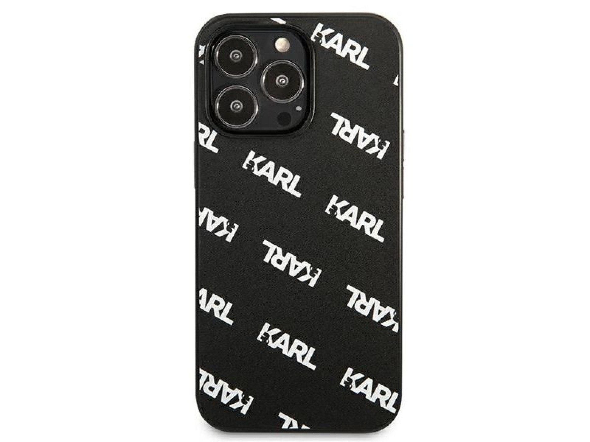 Capa Karl Lagerfeld Allover para iPhone 13 Pro / iPhone 13 - Preta