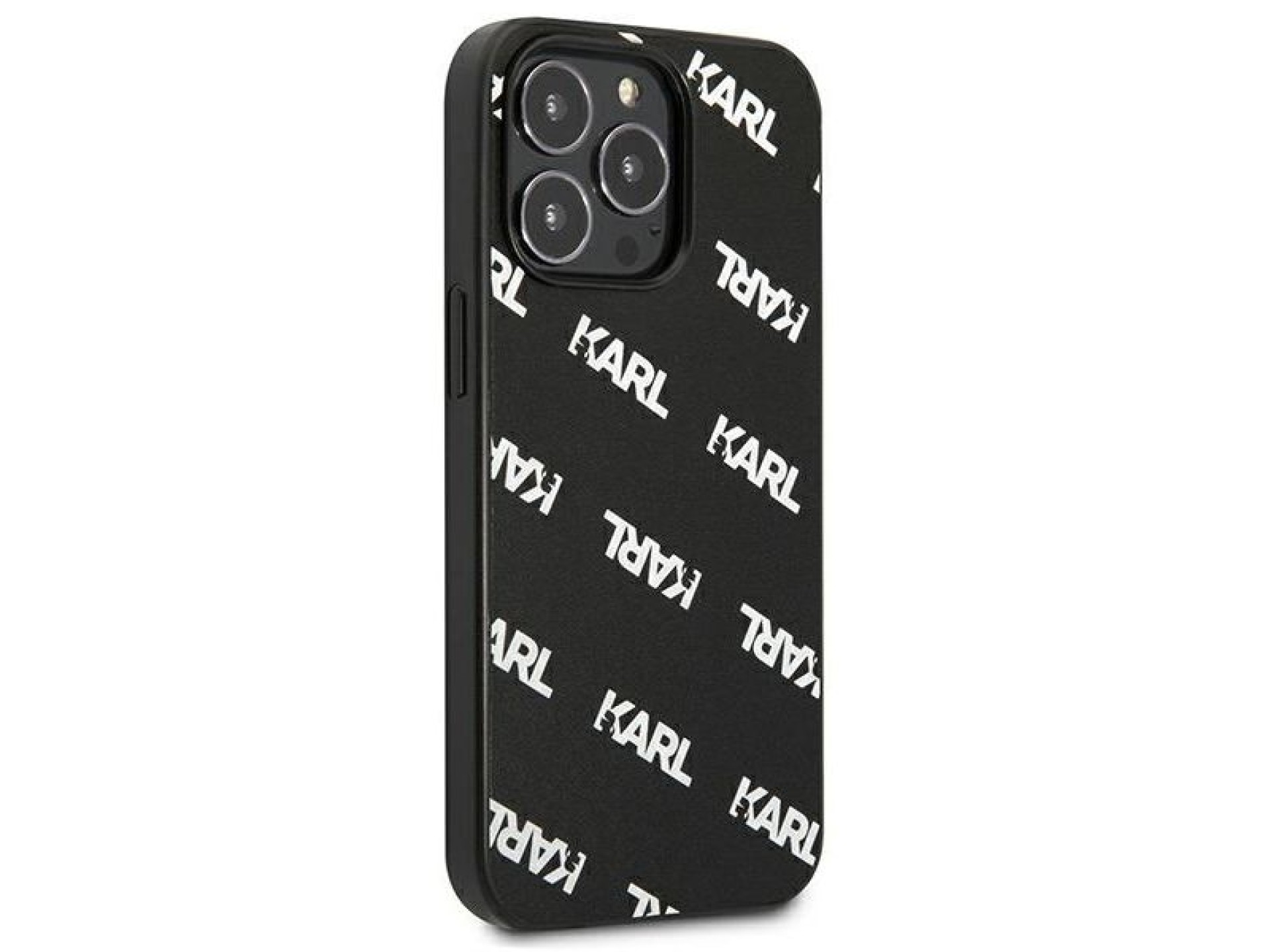 Capa Karl Lagerfeld Allover para iPhone 13 Pro / iPhone 13 - Preta