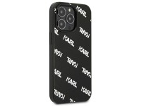 Capa Karl Lagerfeld Allover para iPhone 13 Pro / iPhone 13 - Preta Capa Karl Lagerfeld Allover para iPhone 13 Pro / iPhone 13 - Preta