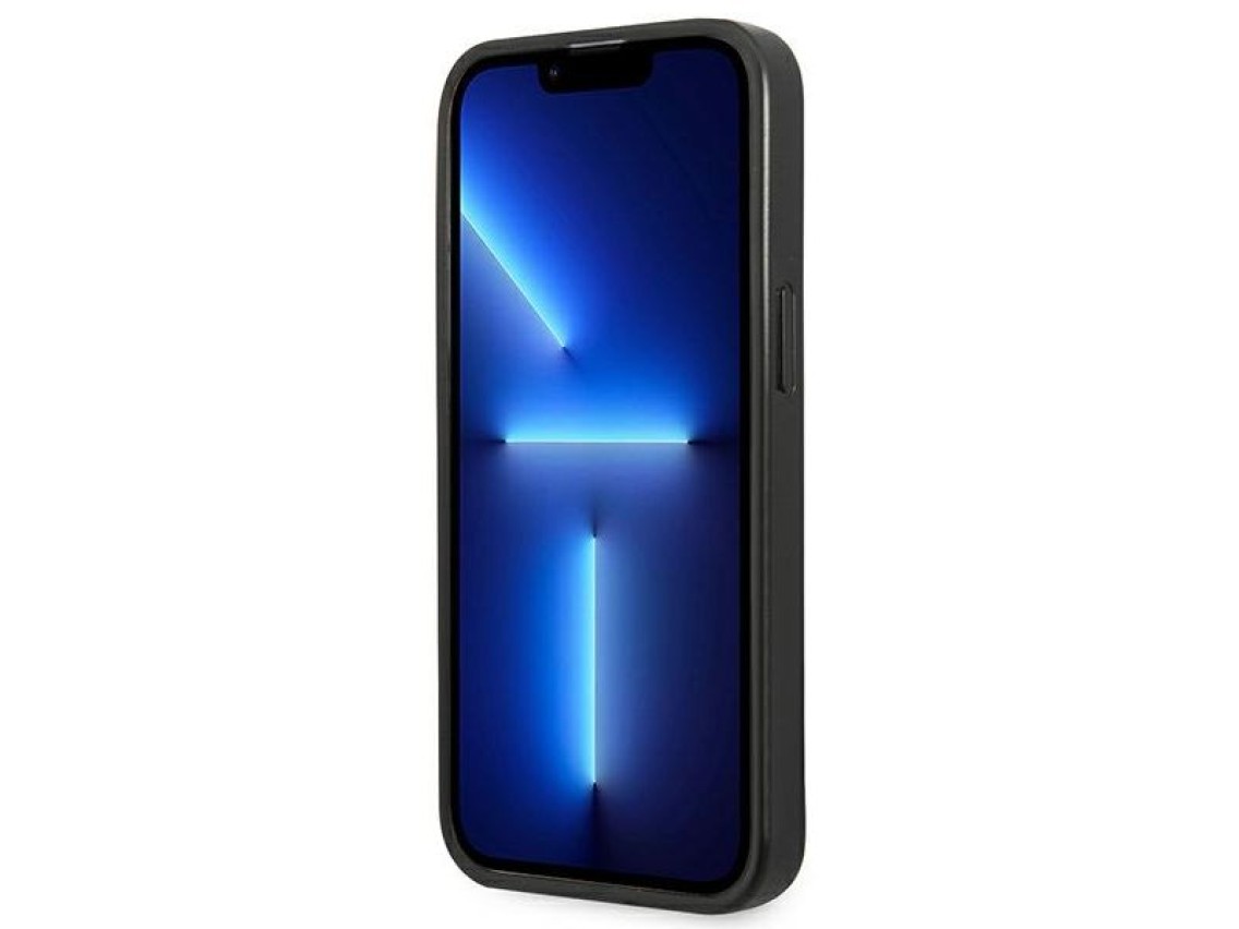 Capa Karl Lagerfeld Allover para iPhone 13 Pro / iPhone 13 - Preta