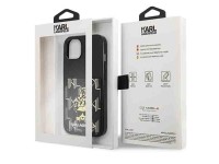 Capa Karl Lagerfeld Karlimals Cardslot para iPhone 13 - preta Capa Karl Lagerfeld Karlimals Cardslot para iPhone 13 - preta