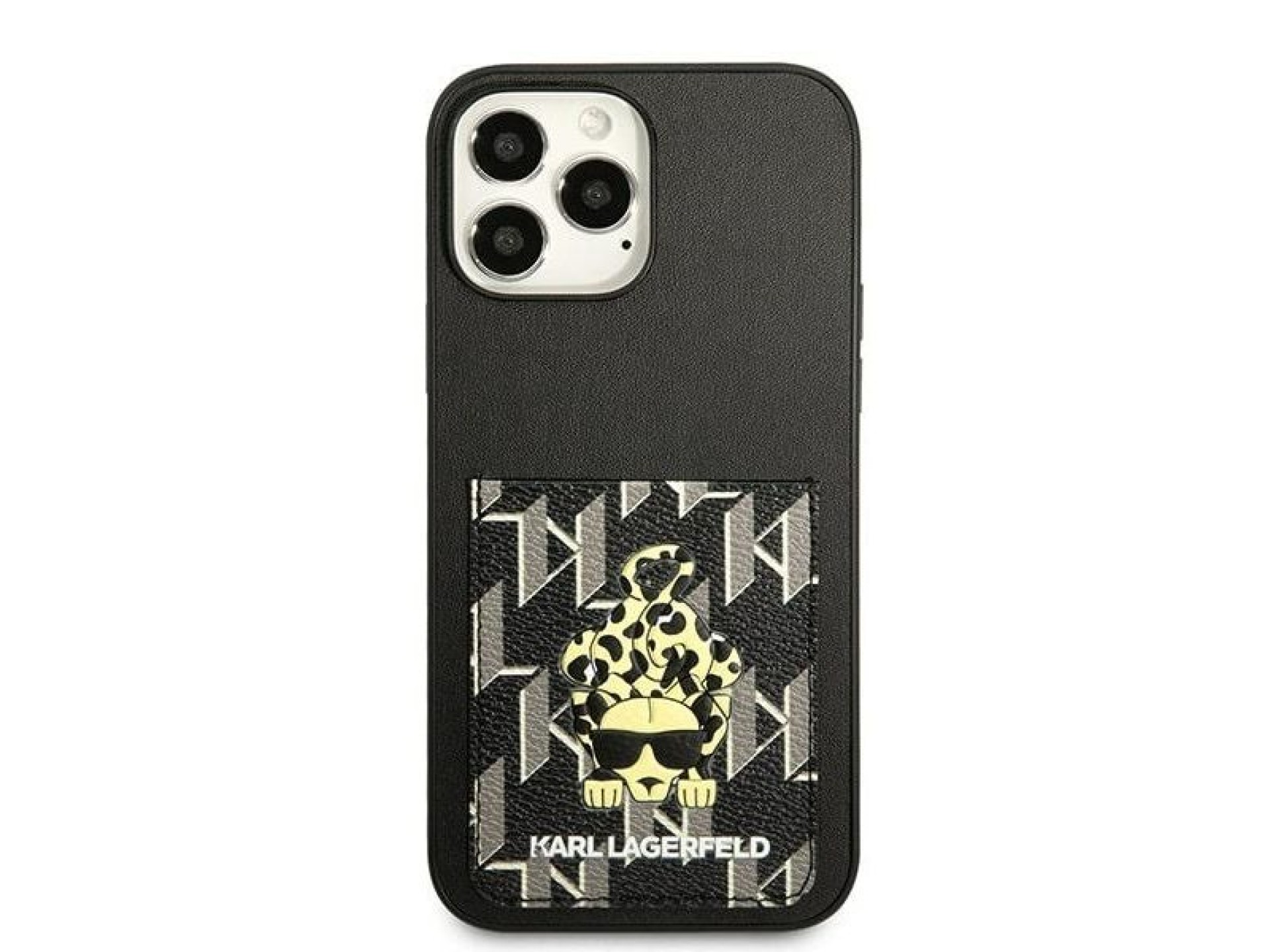 Funda Karl Lagerfeld Karlimals Cardslot para iPhone 13 Pro Max - negra