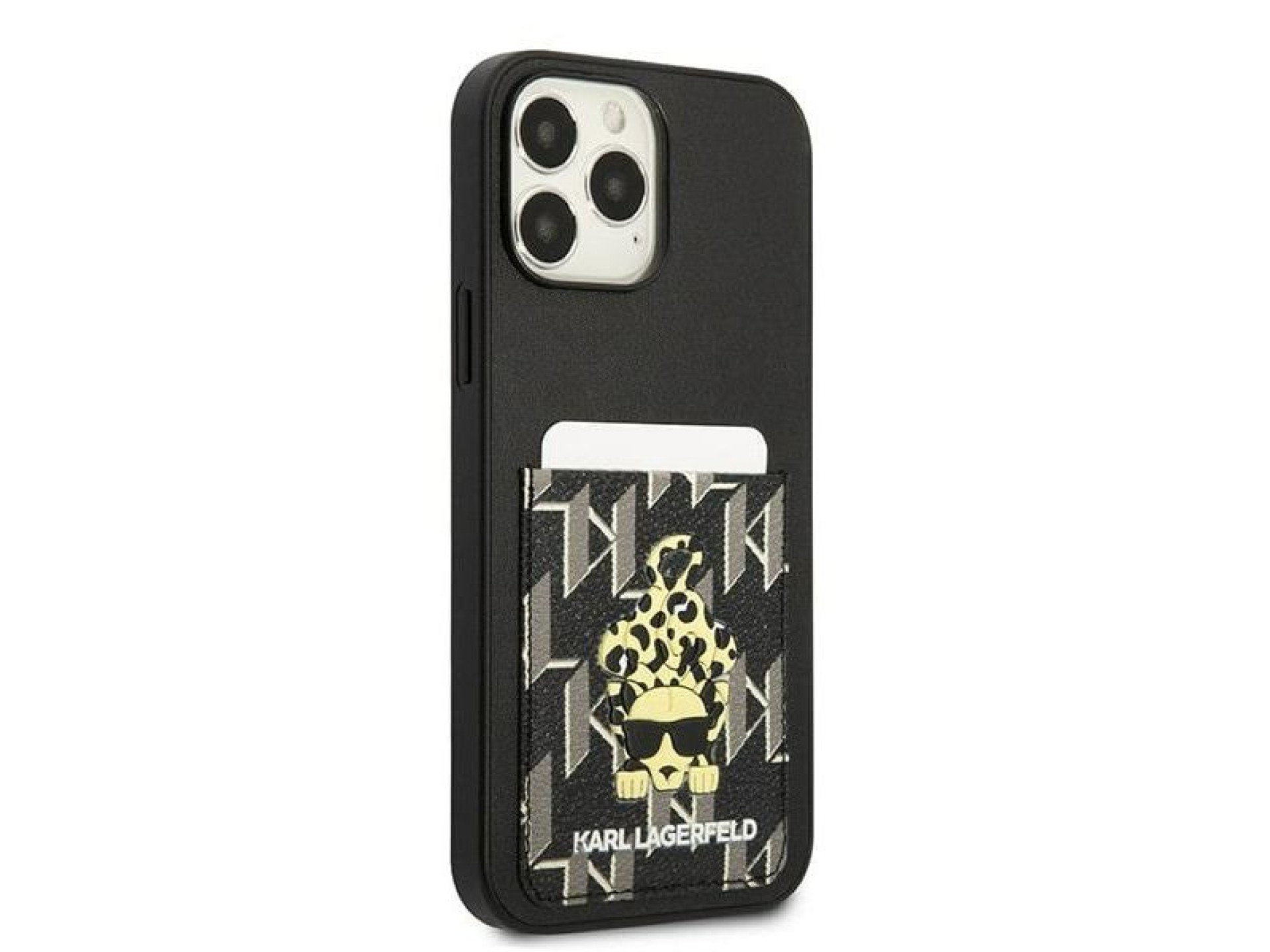 Funda Karl Lagerfeld Karlimals Cardslot para iPhone 13 Pro Max - negra