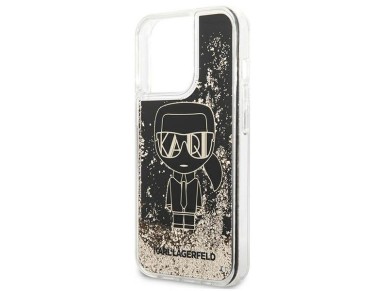 Karl Lagerfeld Liquid Glitter Gatsby Case for iPhone 13 Pro Max - Black Karl Lagerfeld Liquid Glitter Gatsby Case for iPhone 13 Pro Max - Black