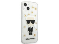 Capa Karl Lagerfeld Flower Ikonik Karl para iPhone 13 mini - Transparente Capa Karl Lagerfeld Flower Ikonik Karl para iPhone 13 mini - Transparente