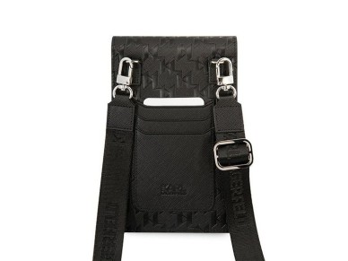 Karl Lagerfeld Handbag KLWBSAMSMK black/black Monogram Plate Karl Lagerfeld Handbag KLWBSAMSMK black/black Monogram Plate