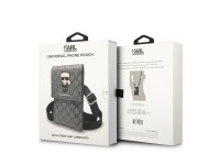 Karl Lagerfeld Ikonik Karl Monogram Patch bag - silver Karl Lagerfeld Ikonik Karl Monogram Patch bag - silver