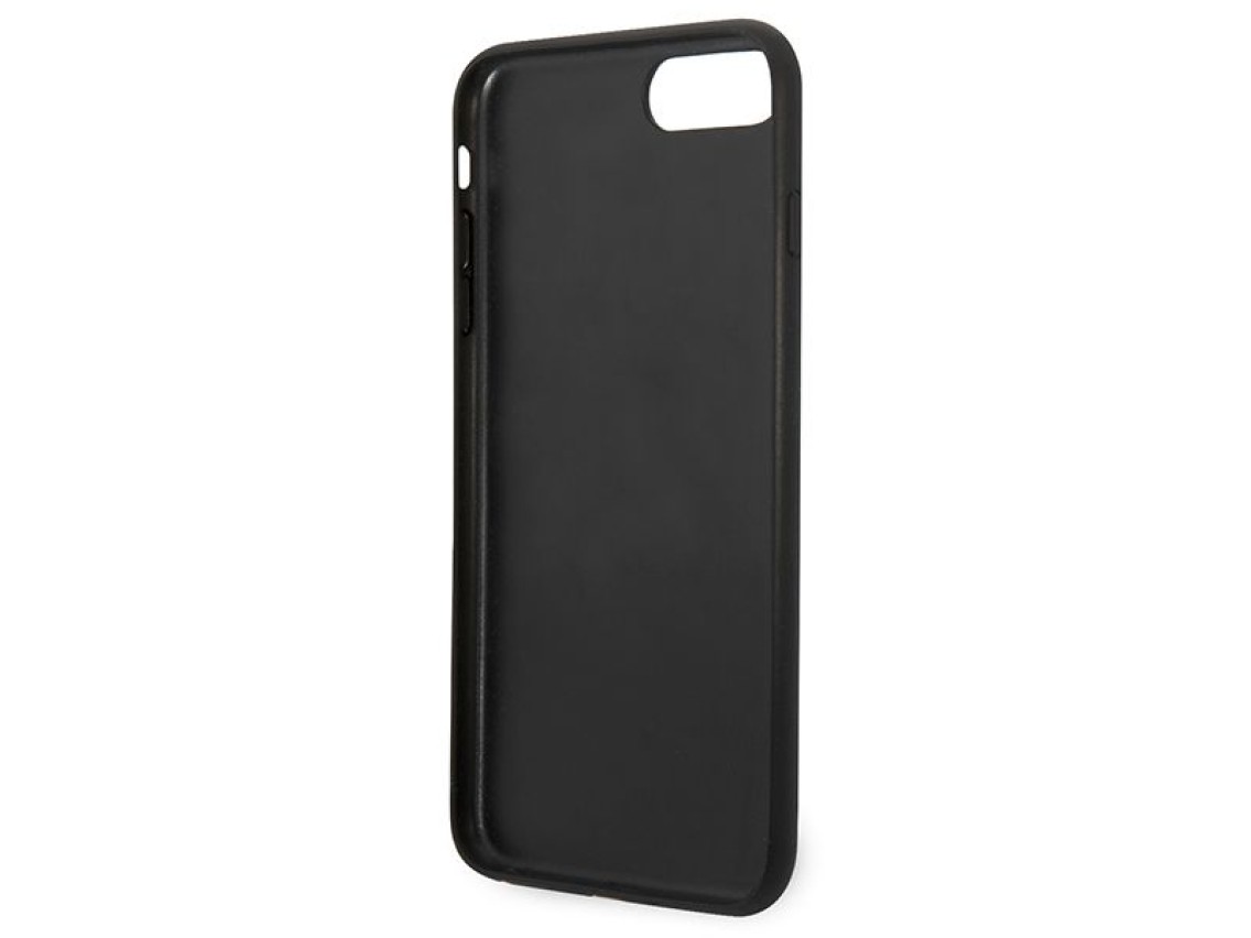 Capa Karl Lagerfeld Saffiano Karl&Choupette Head para iPhone 7 Plus / iPhone 8 Plus - preta