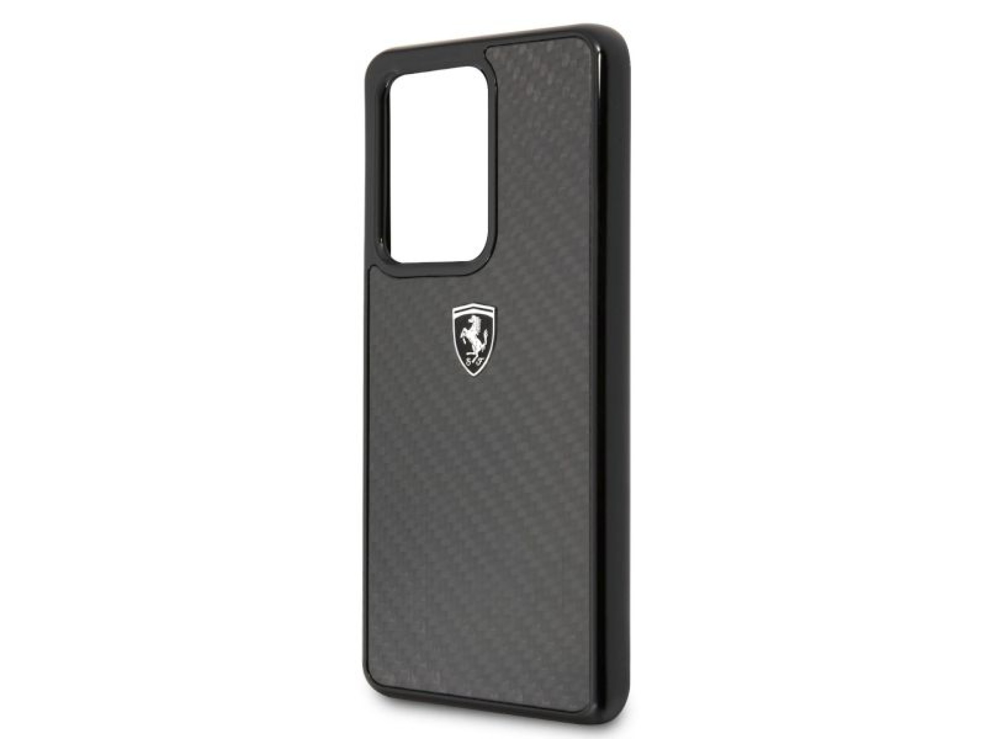 Funda Ferrari Carbon Heritage para Samsung Galaxy S20 Ultra - Negra