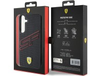 Capa Ferrari Big SF Perfurada para Samsung Galaxy S24 - preta Capa Ferrari Big SF Perfurada para Samsung Galaxy S24 - preta