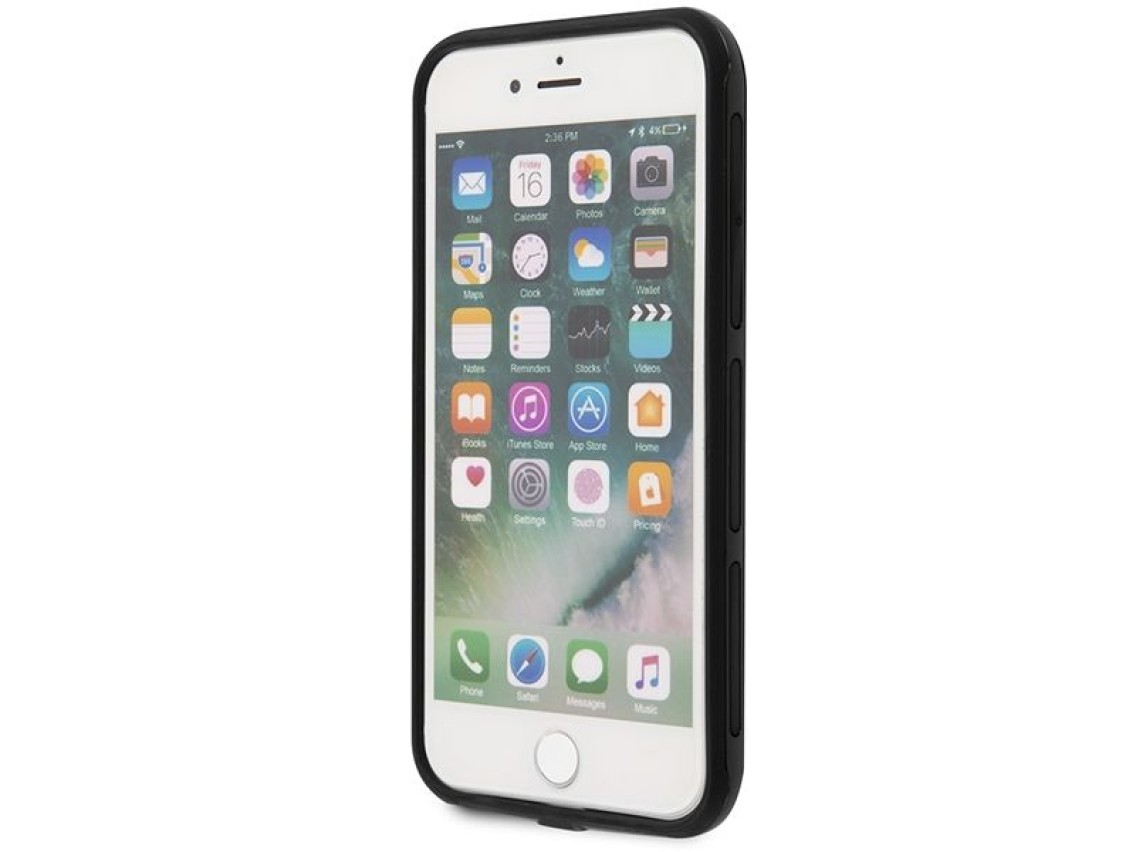 Capa Ferrari Racing Shield para iPhone 7 / 8 / SE 2020 / SE 2022 - Semitransparente
