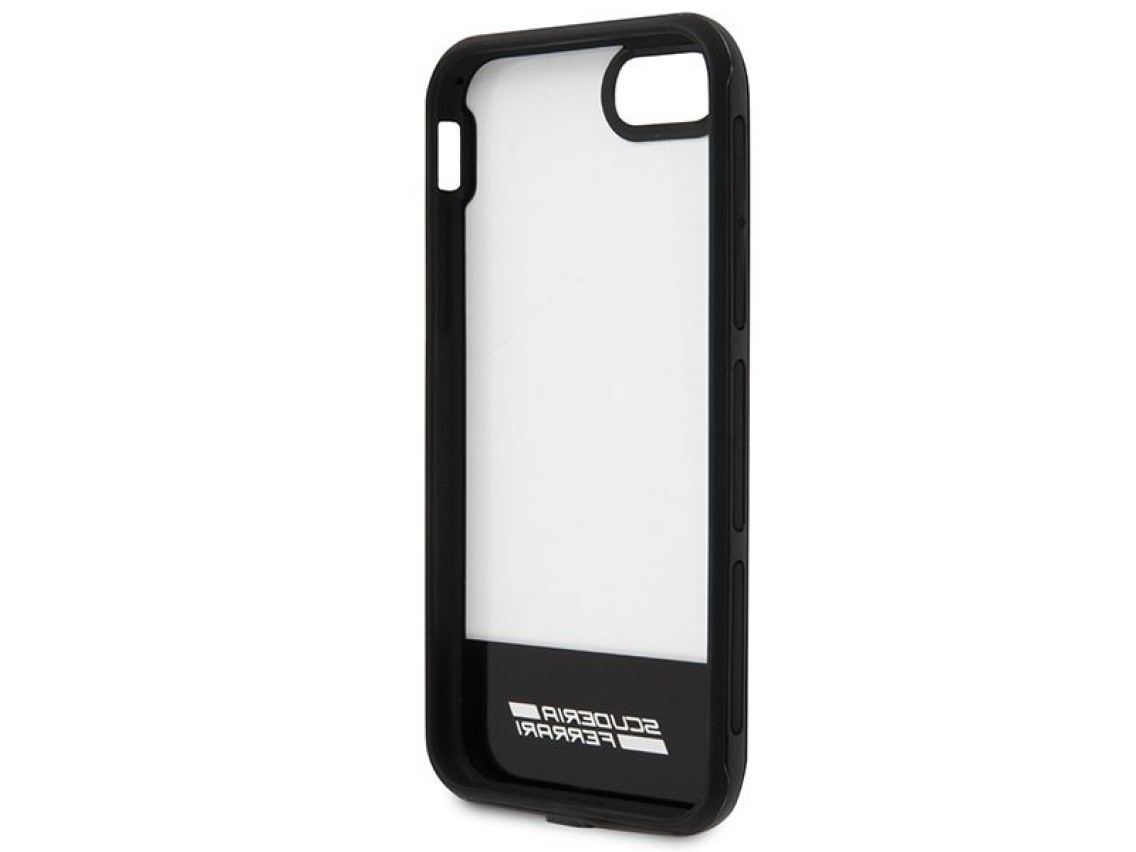 Capa Ferrari Racing Shield para iPhone 7 / 8 / SE 2020 / SE 2022 - Semitransparente