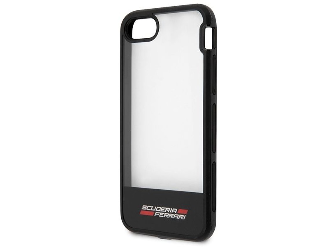 Capa Ferrari Racing Shield para iPhone 7 / 8 / SE 2020 / SE 2022 - Semitransparente